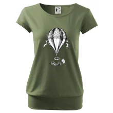 Horkovzdušný balón  kreslený