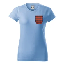 Flanelové triko červené