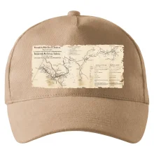 Mapa Báňské dráhy z Moravské Ostravy do Doubravy