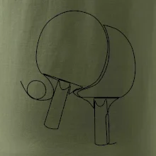 Pálky na stolní tenis jedním tahem