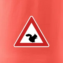 Dopravní značka - Pozor veverka