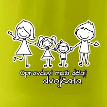 Opravdoví muži dělají dvojčata - holka kluk