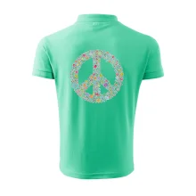 Peace symbol lístečky