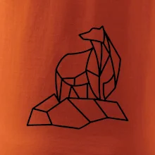 Geometrie lední medvěd na ledu