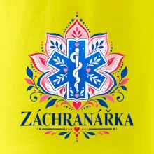 Záchranářka s ornamenty