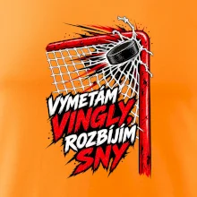 Hokejový střelec vymetá vingly