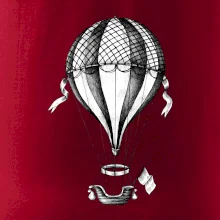 Horkovzdušný balón  kreslený