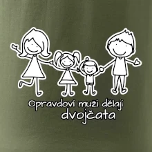 Opravdoví muži dělají dvojčata - holka kluk