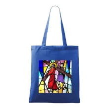 Vitráž - Ježíš a kříž