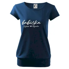 Babička Tričko se jmény dětí psací písmo