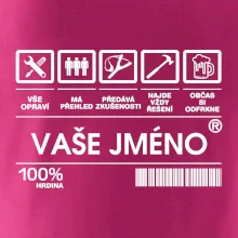 Vaše jméno - čárový kód