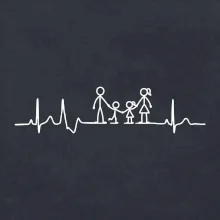 EKG rodina - kluk holka