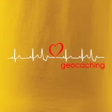 Moje srdce bije pro Geocaching -text