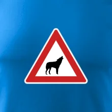 Dopravní značka - Pozor vlk