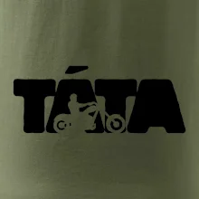 Táta nápis - motorka chopper