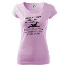 Chtěla jsem být pilotkou stíhačku mám doma