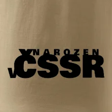 Nápis - Narozen v ČSSR