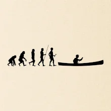 Evoluce kanoe stará