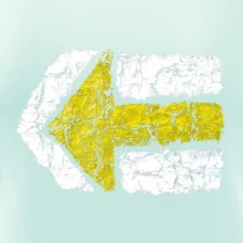 Párová turistická značka žlutá