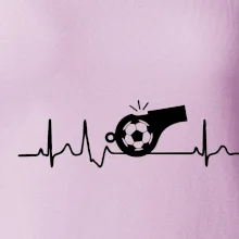 EKG fotbal rozhodčí a píšťalka