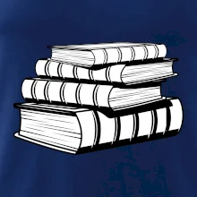 Knihy černobílé na sobě