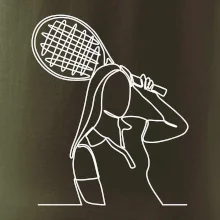 Tenistka  jednim tahem