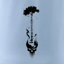 Kytara strom a lebka