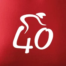 Cyklista slaví čtyřicítku (40)