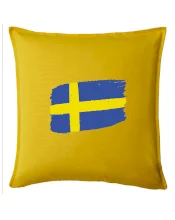 Švédsko vlajka štětkou