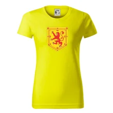 Skotský lev na hrudi