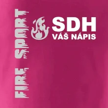 SDH REFLEXNÍ nápis (oheň, firesport, název sboru - vlastní nápis)