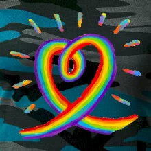 Srdce pride duha kreslená