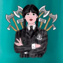 Sekery - holka v černém (Pecka design)