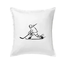 Kreslený hokejista tučnou fixou