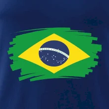 Brazílie vlajka štětkou