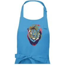 Hlava lva kreslená jednoduchá