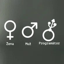 Muž žena programátor