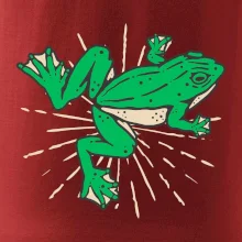 Žába zelená kreslená