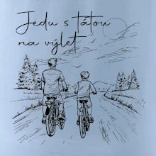 Cyklistika  - Jedu s tátou na výlet - Táta a syn Cyklistika  - Jedu s tátou na výlet - Táta a syn