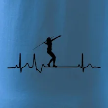 EKG hod oštěpem žena