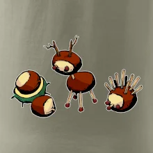 Kaštanová zvířátka - v řadě