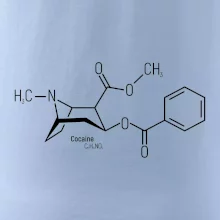 Molekulární struktura Cocaine Kokain