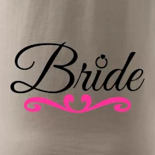 Nápis bride s prstenem