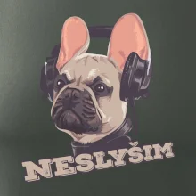 Francouzský buldoček neslyším