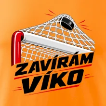 Hokejový střelec zavírám víko