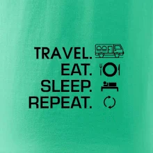 Eat sleep travel - Van