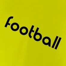 FOOTBALL nápis šikmo