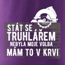 Stát se truhlářem nebyla moje volba