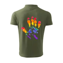 LGBT hand print