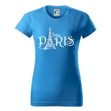 Paris nápis Eiffelovka rovný